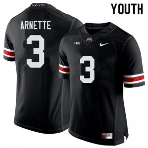 Youth Ohio State Buckeyes #3 Damon Arnette Black Nike NCAA College Football Jersey December KNM1744LM